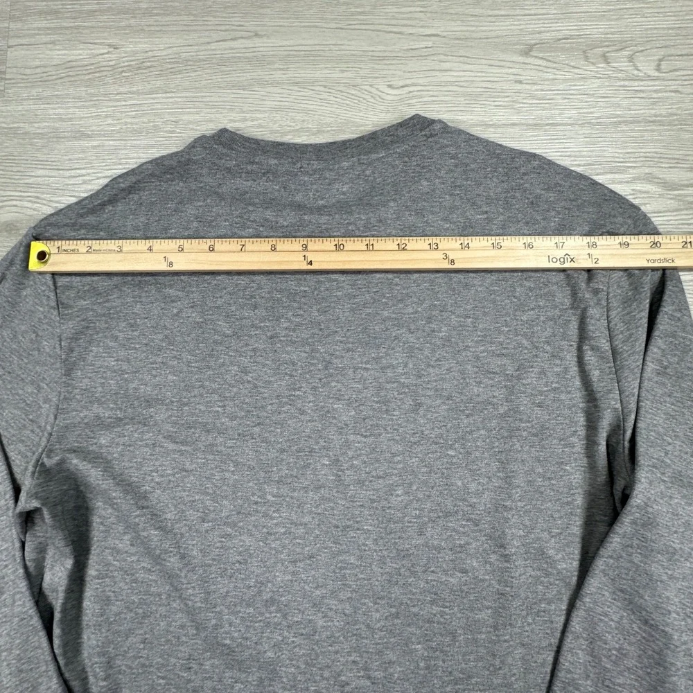 Polo Ralph Lauren Mens T-Shirt Classic Fit Gray Small Long Sleeve Pony Logo